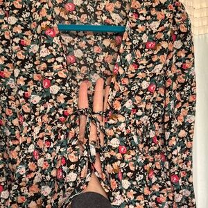 SHEIN Multicolor Floral Patterned Garment